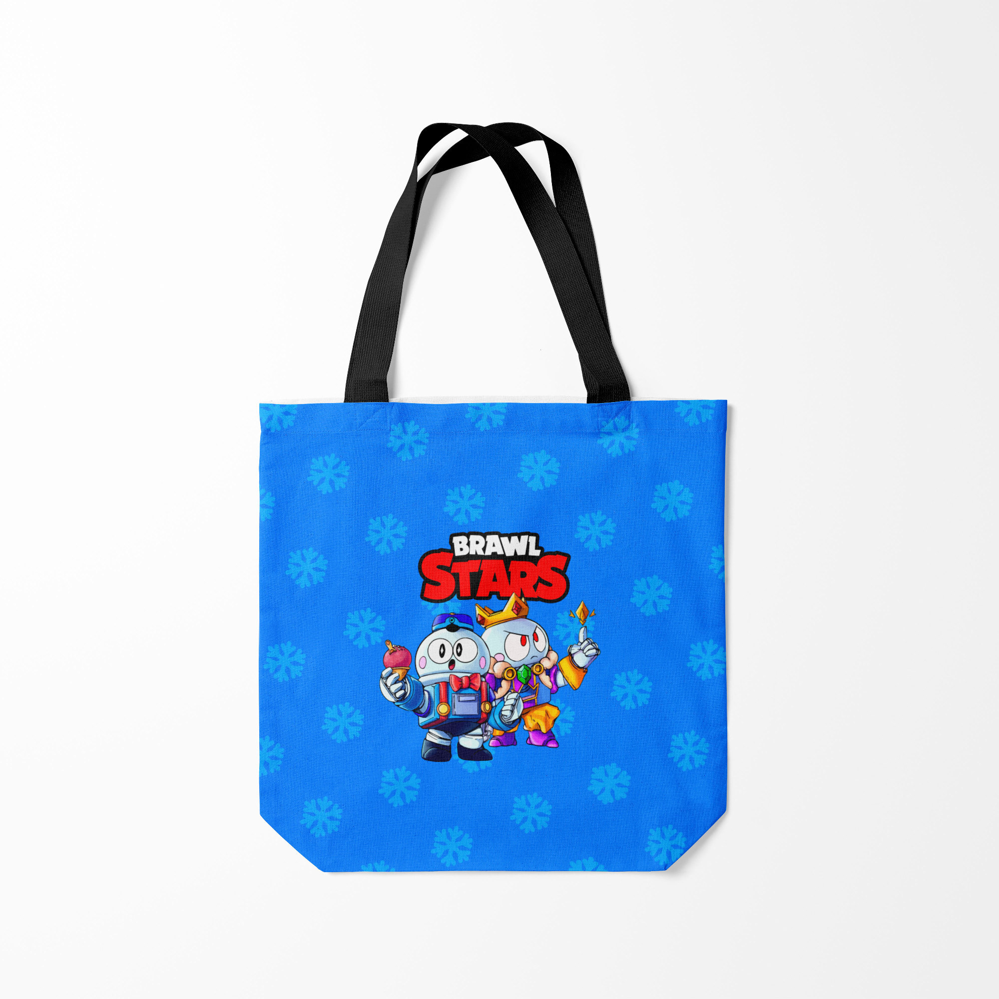 

Сумка шoппер унисекс Burnettie Brawl Stars Лу Дуо, голубой, Brawl Stars Лу Дуо