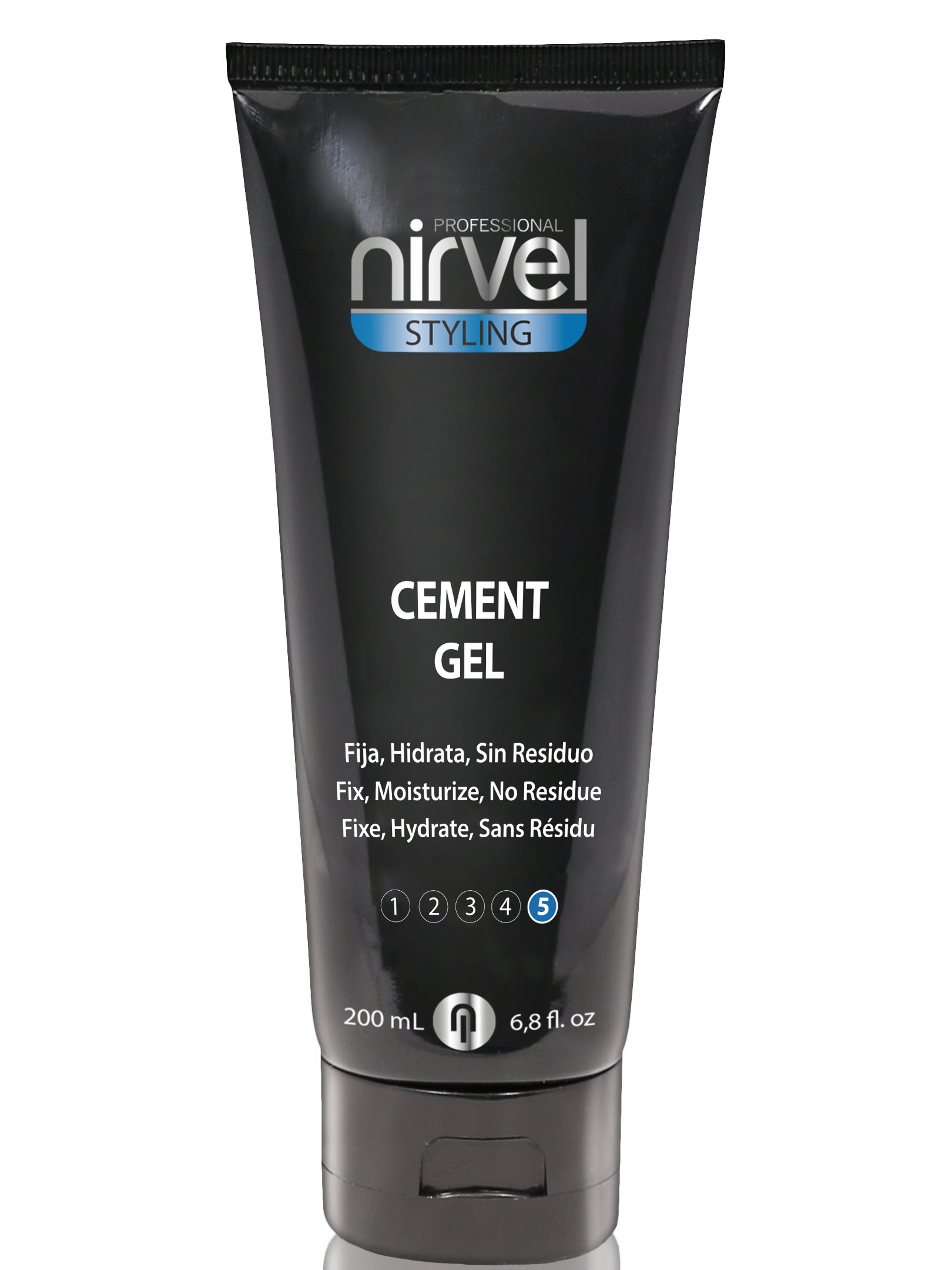 Гель STYLING экстрасильной фиксации NIRVEL PROFESSIONAL cement gel 200 мл лак для волос экстрасильной фиксации constant delight сухой 400 мл 3 шт