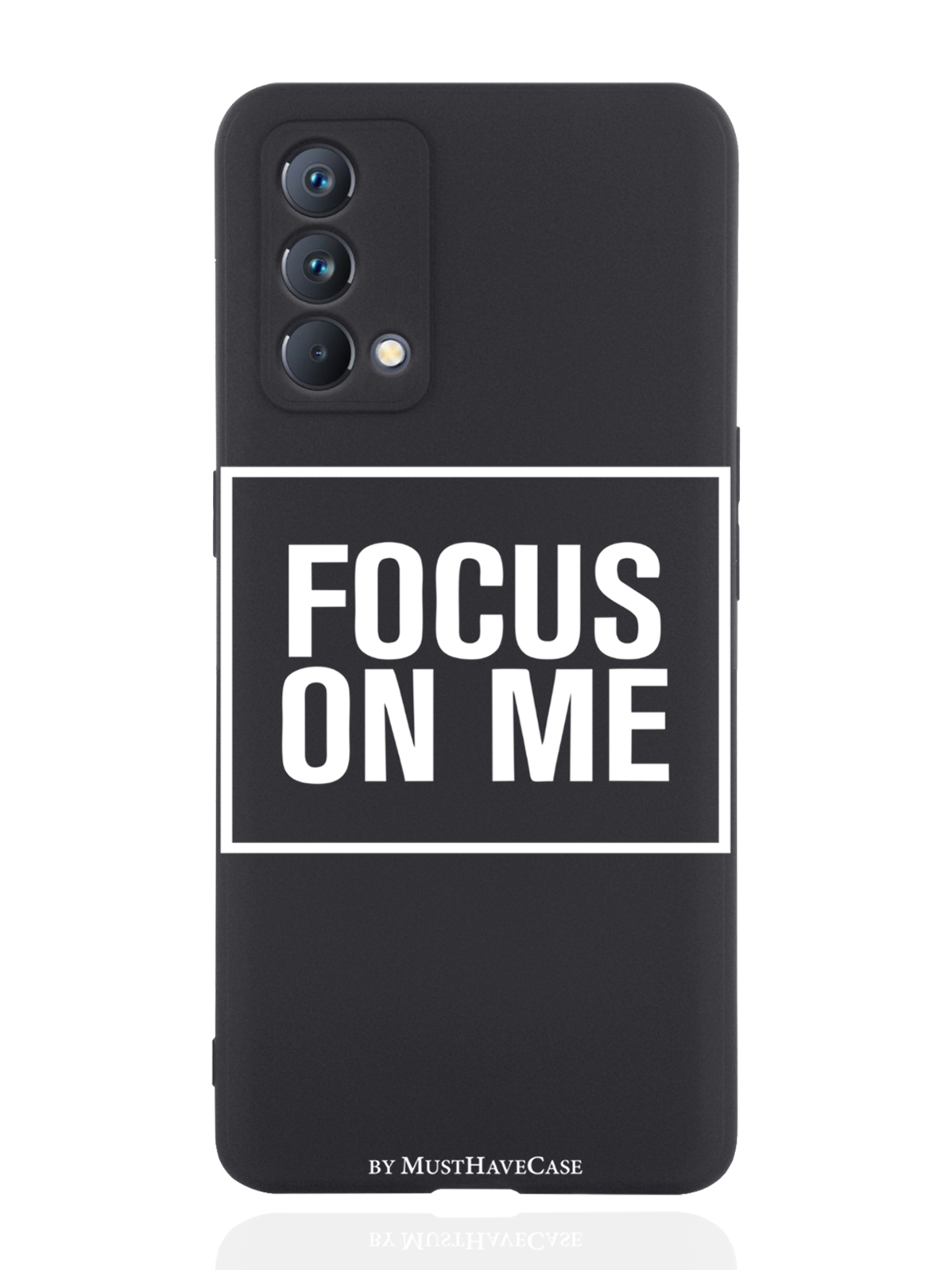 

Чехол MustHaveCase для realme GT Master Edition Focus on me черный, Черный;белый