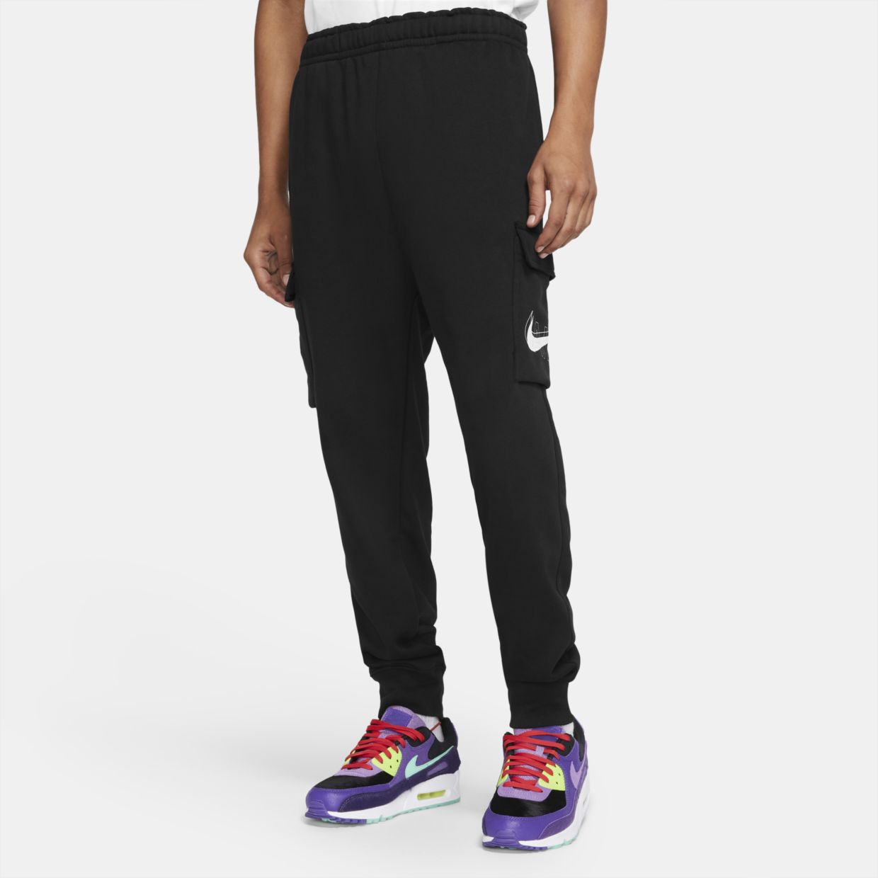 

Спортивные брюки мужские Nike DD9696 черные M, DD9696