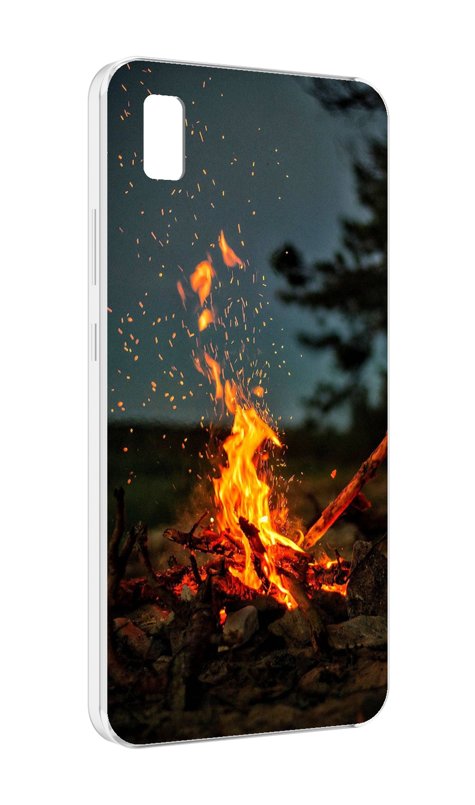 Чехол MyPads Костер-ночное-небо для ZTE BLADE L210