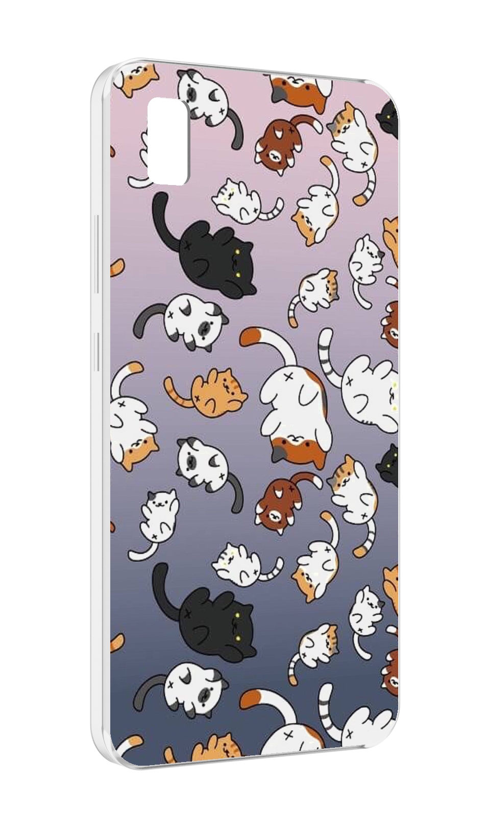 

Чехол MyPads Котики-летают для ZTE BLADE L210, Прозрачный, Tocco