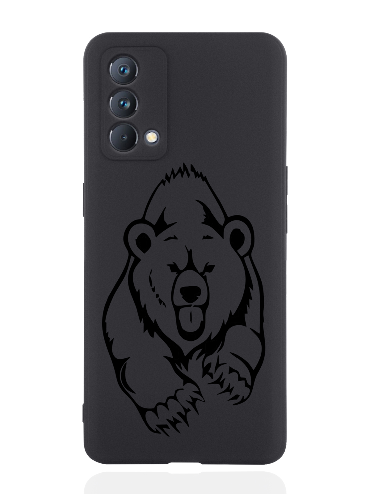 

Чехол MustHaveCase для realme GT Master Edition Медведь черный