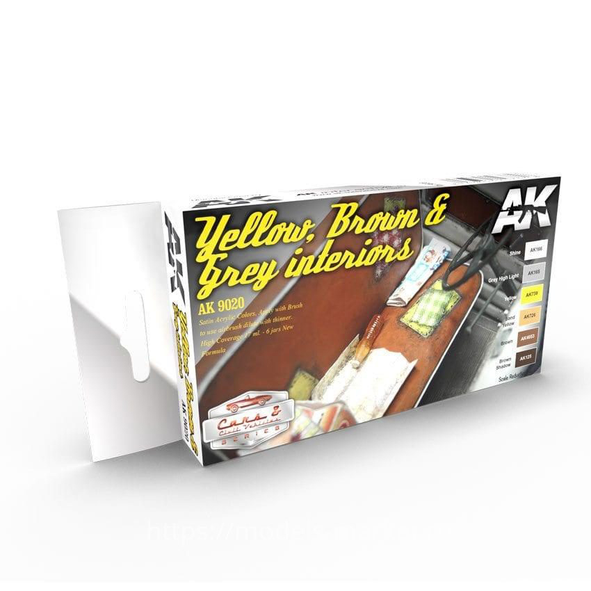 

AK Interactive YELLOW, BROWN & GREY INTERIORS (Желтые, коричневые и серый интерьеры)