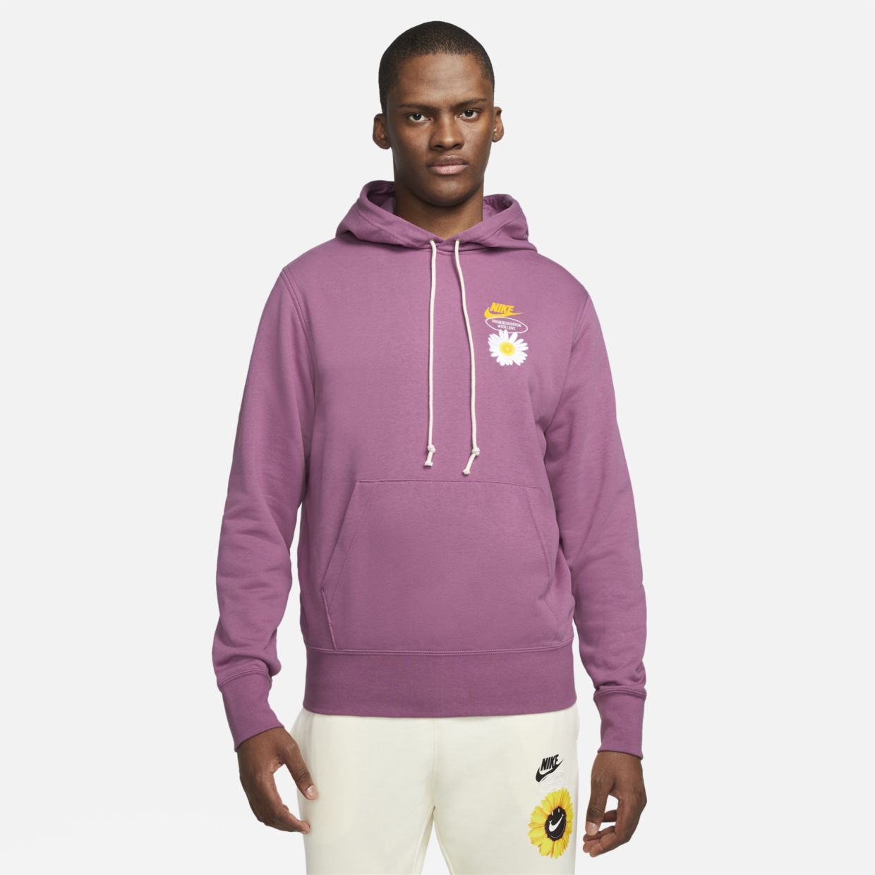 

Худи мужское Nike DM4992 фиолетовое L, DM4992