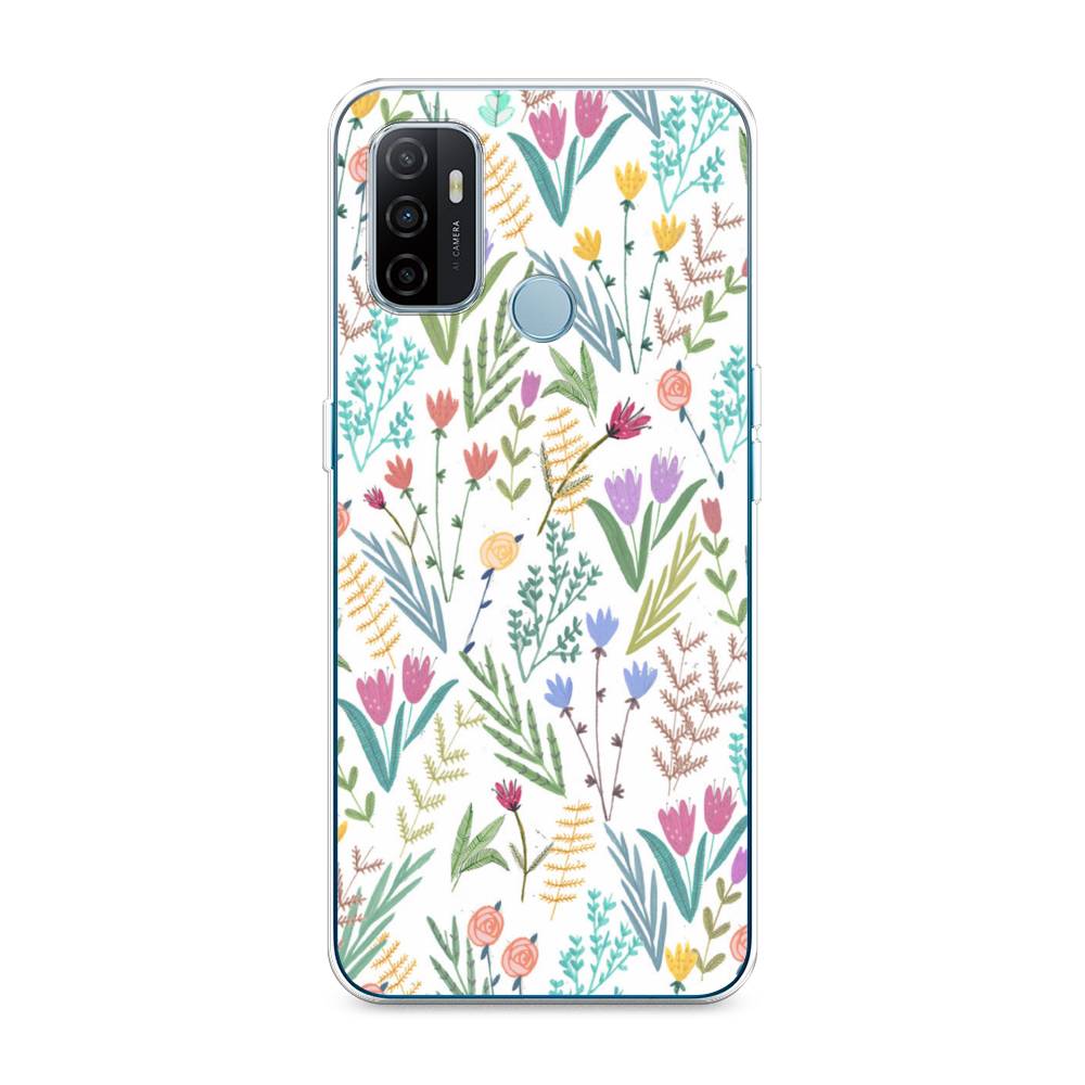 

Чехол Awog на Oppo A53 "Полевые цветы рисунок", Разноцветный, 254350-8