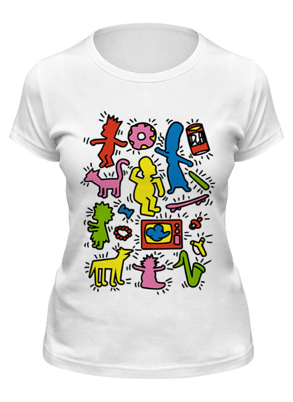 

Футболка женская Printio Симпсоны (the simpsons) белая XL, Симпсоны (the simpsons)