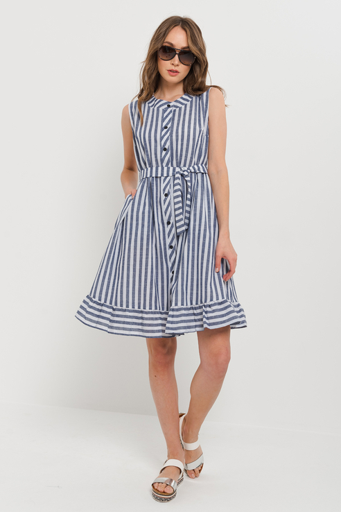 

Платье женское ELARDIS El_W10308 синее L, El_W10308