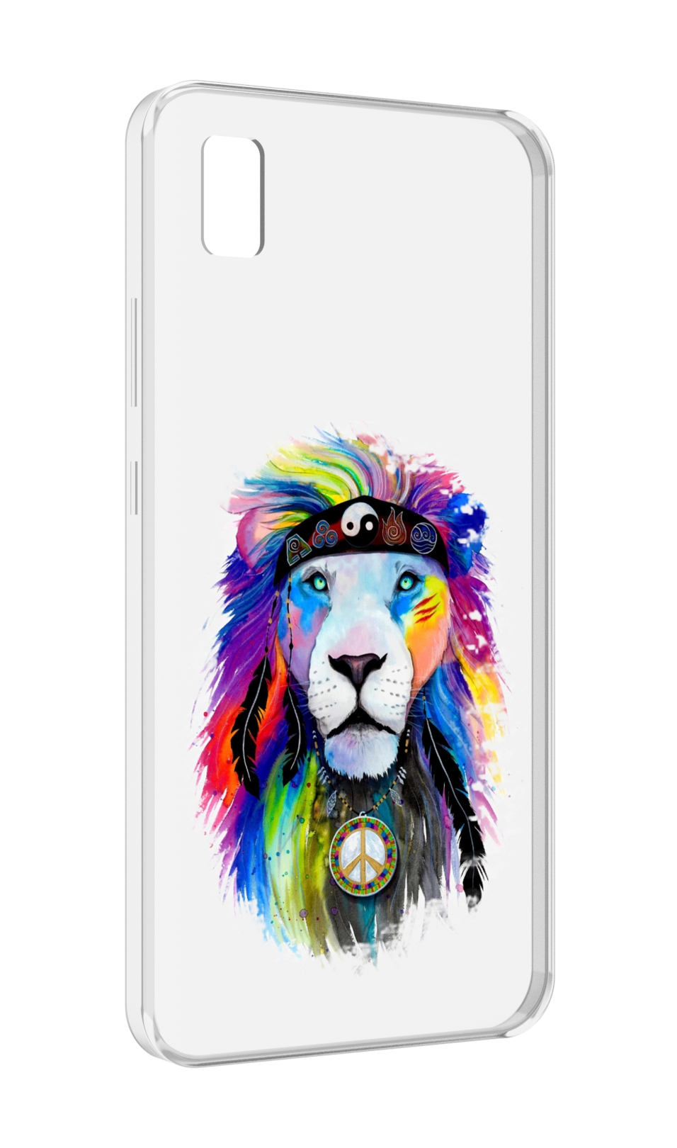 

Чехол MyPads Лев 3 для ZTE BLADE L210, Прозрачный, Tocco