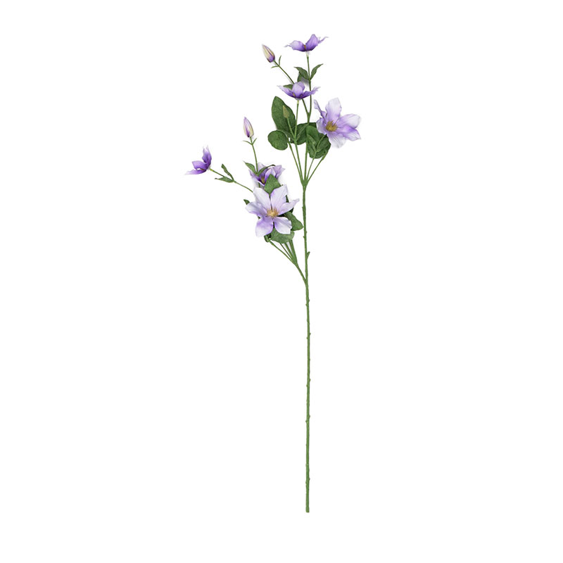 

Искусственные цветы Silk-ka Клематис 94см, цвет лавандовый