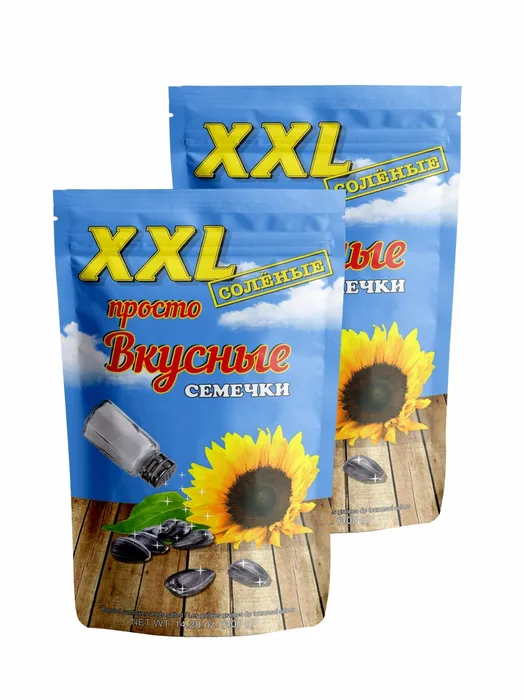 

Семечки подсолнечника Просто Вкусные пищевые жареные, соленые, 400 г х 2 шт