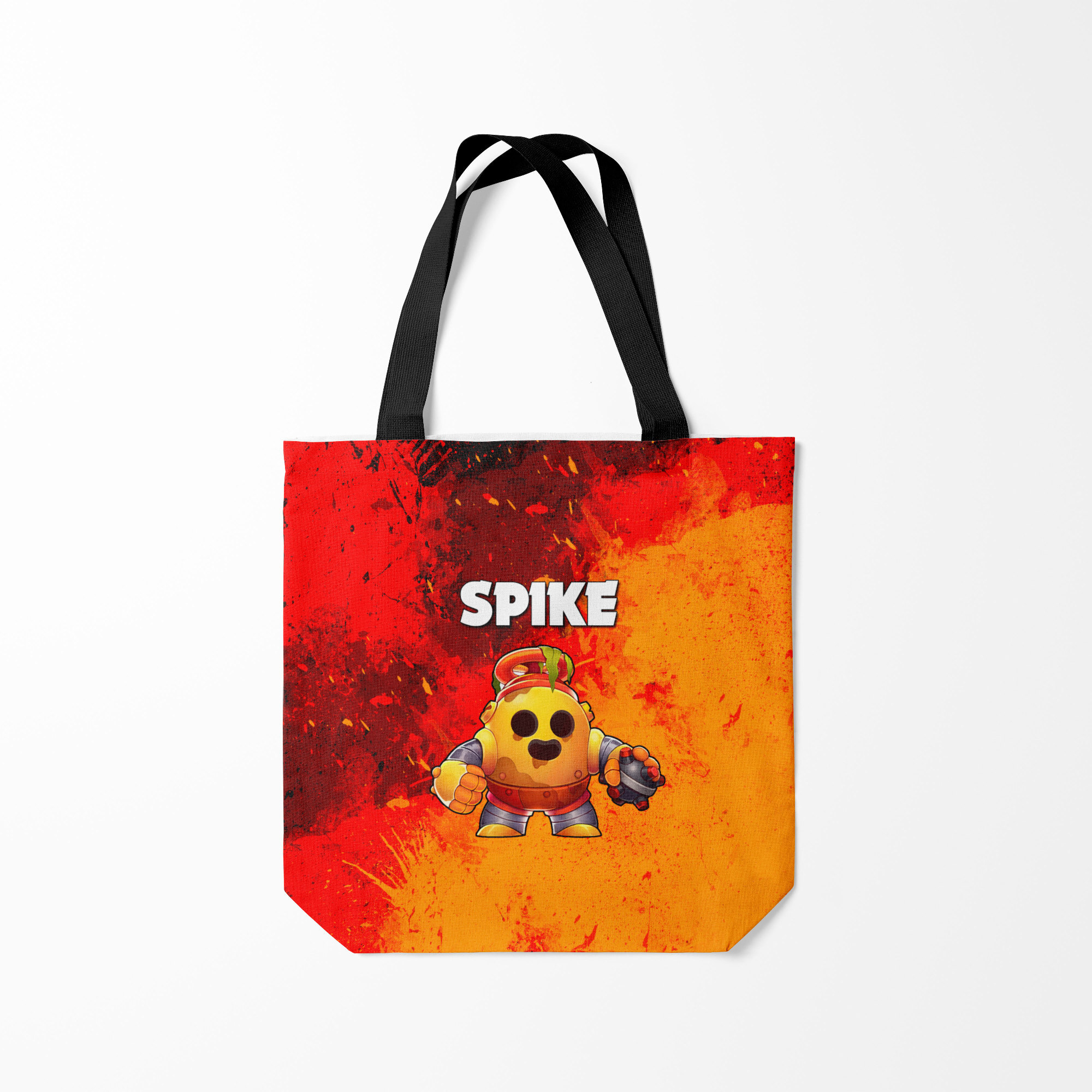 

Сумка шoппер унисекс Burnettie Brawl Stars Spike Robot, оранжевый; красный, Brawl Stars Spike Robot