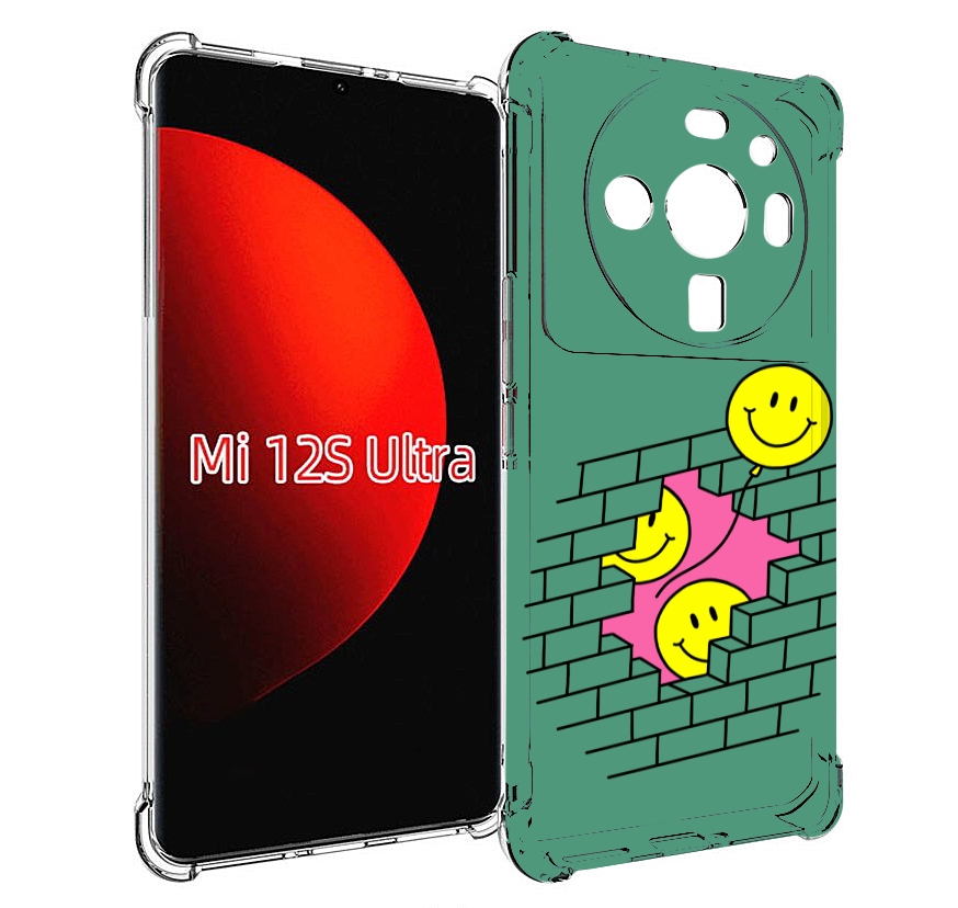 

Чехол MyPads шарики в стене для Xiaomi 12S Ultra, Прозрачный, Tocco