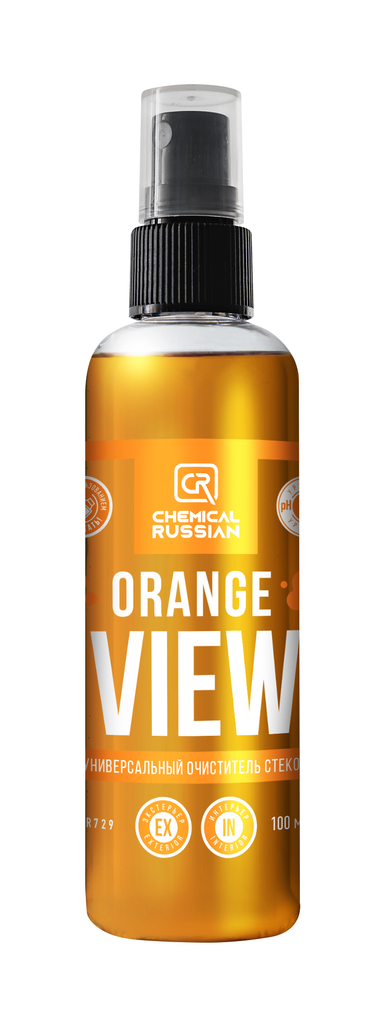 Очиститель стекол Chemical Russian View Orange 100 мл