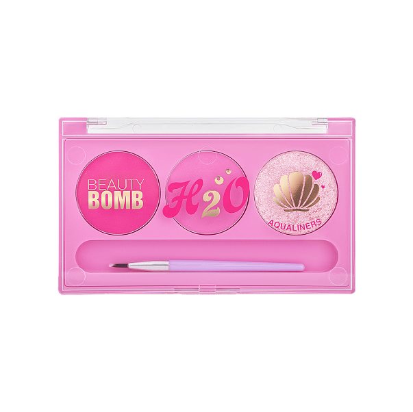 Палетка аквалайнеров Beauty Bomb Romecore H2O тон 01