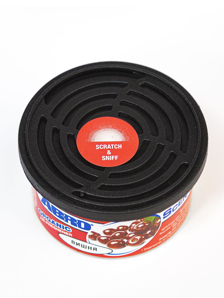 

Освежитель воздуха ABRO «Органик» (Вишня), Красный