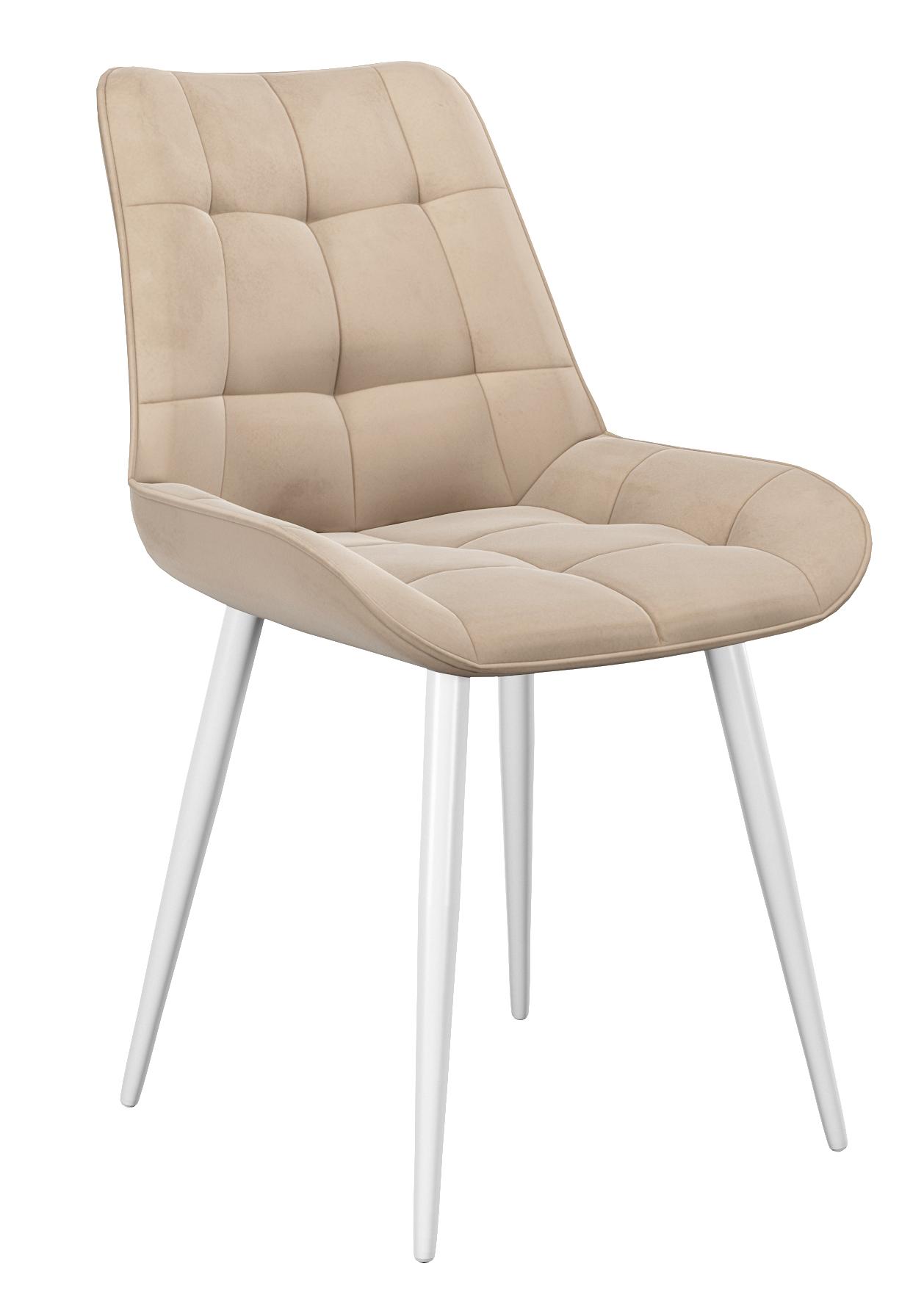 

Стул DikLine 206М B03 BEIGE велюр 50x59x86 см 2 шт, 206М