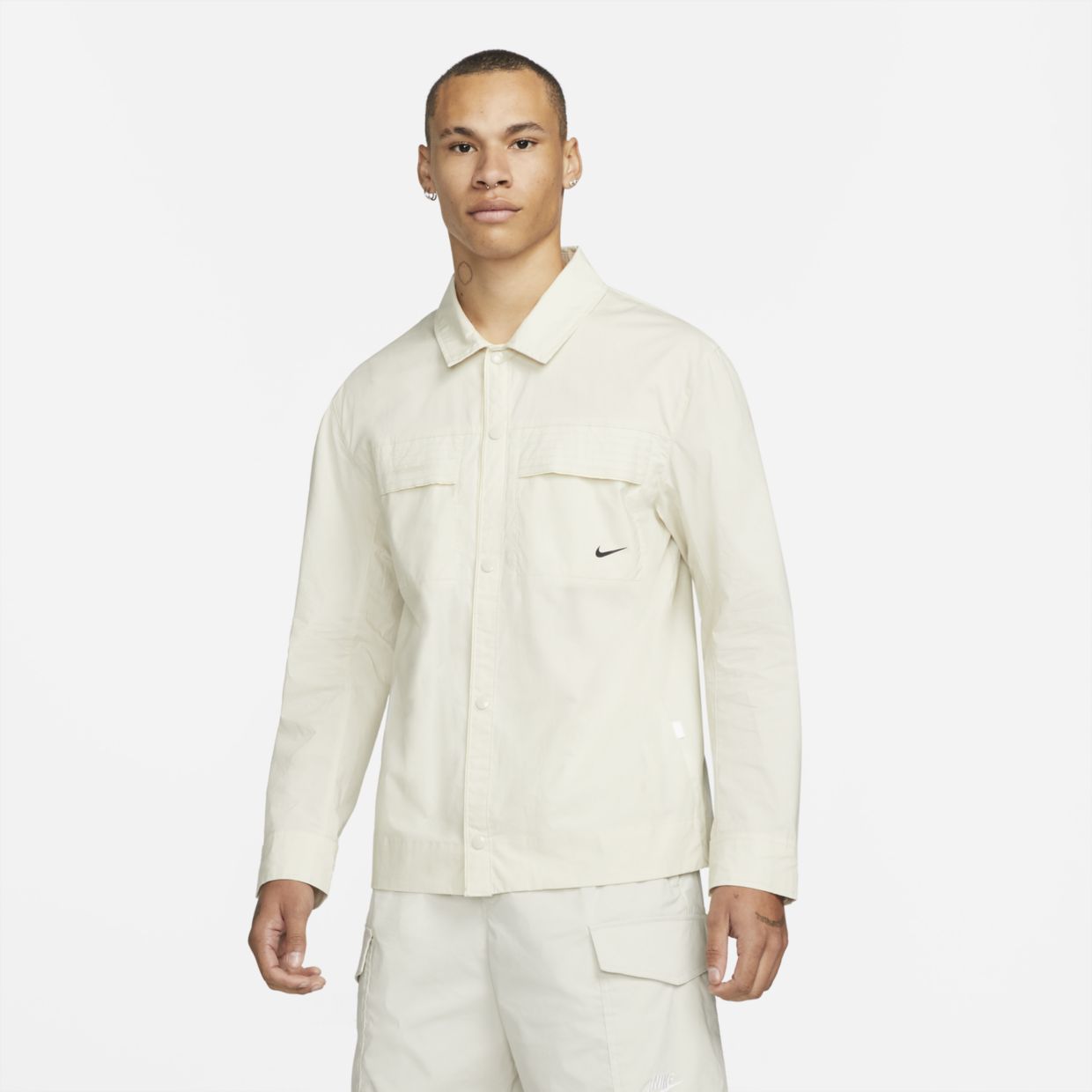 

Жакет мужской Nike DM6638 белый S, DM6638