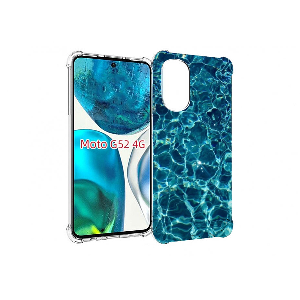 

Чехол MyPads красивая голубая вода для Motorola Moto G82 / Moto G52, Прозрачный, Tocco