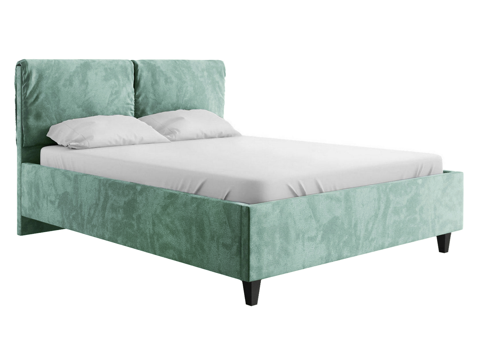 

Двуспальная кровать Первый Мебельный Лаура ПМ Мятный, шенилл, 140х200 см, Лаура ПМ Зеленый ,140х200 см
