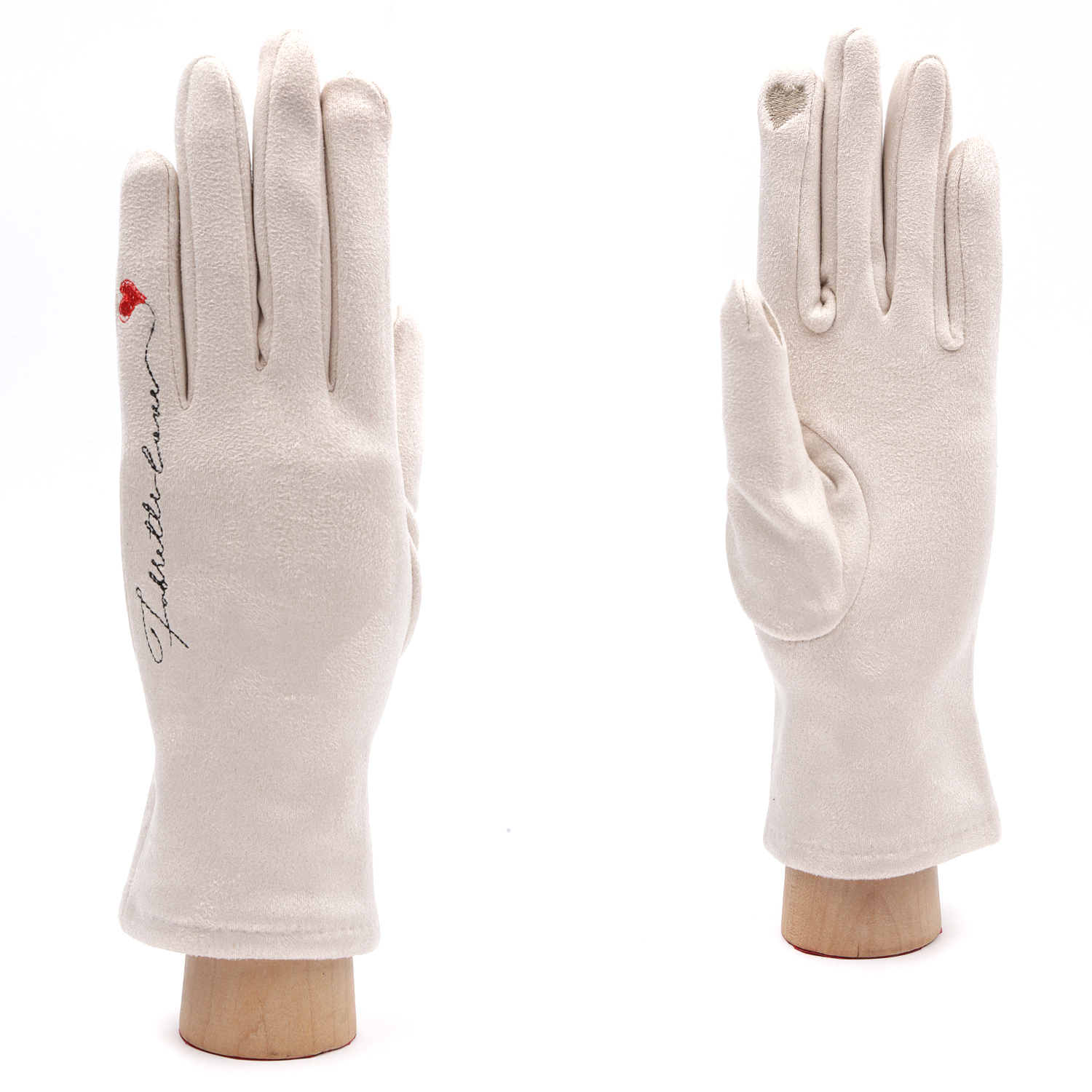 

Перчатки женские FABRETTI JIF18-6 белые, Белый, JIF18-6