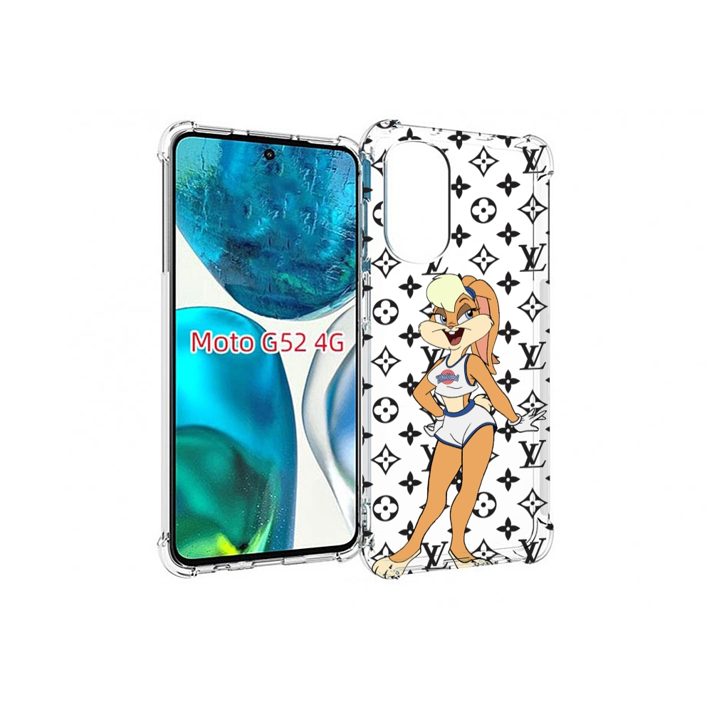

Чехол MyPads красивый-принт-на-чехол женский для Motorola Moto G82 / Moto G52, Прозрачный, Tocco