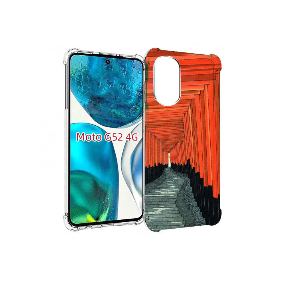 

Чехол MyPads красный коридор для Motorola Moto G82 / Moto G52, Прозрачный, Tocco