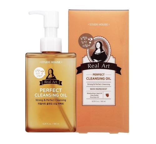 фото Масло гидрофильное etude house real art perfect cleansing oil 185 мл