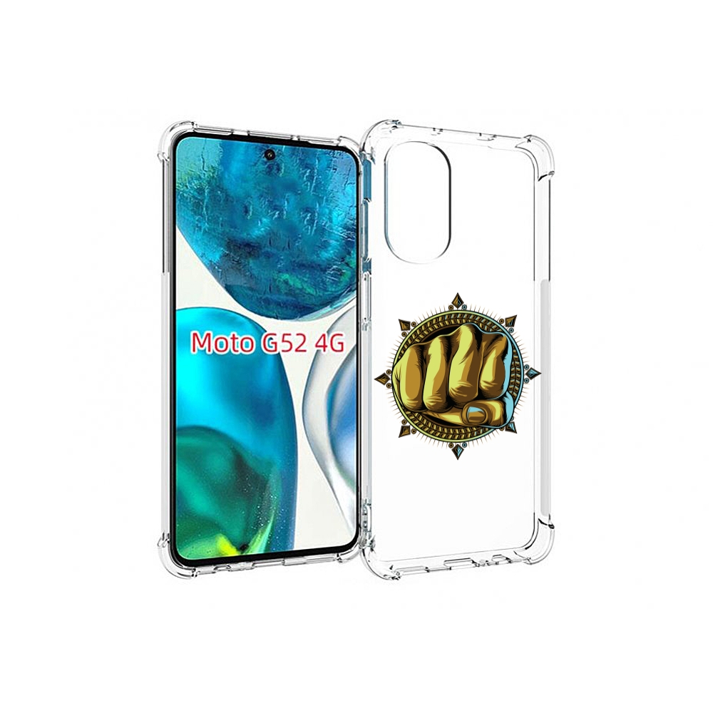 

Чехол MyPads кулак для Motorola Moto G82 / Moto G52, Прозрачный, Tocco