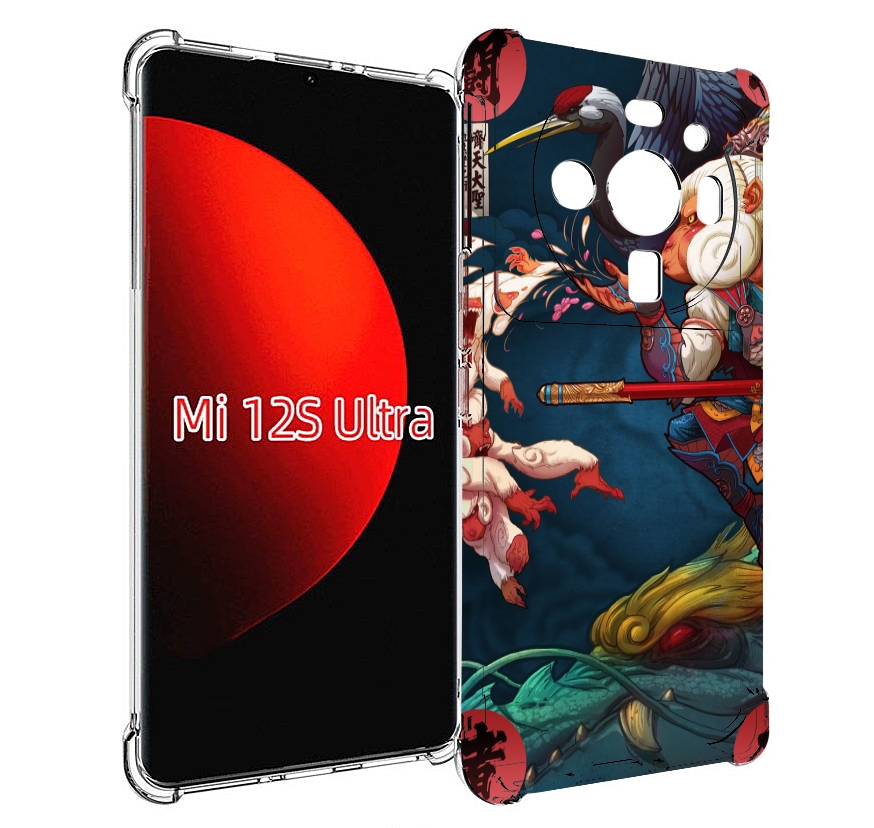 Чехол MyPads японская обезьяна для Xiaomi 12S Ultra