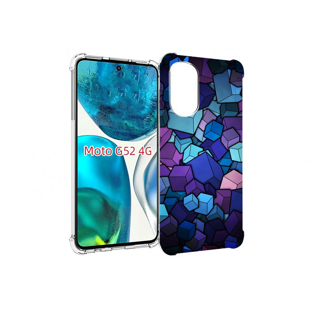 

Чехол MyPads лепестки для Motorola Moto G82 / Moto G52, Прозрачный, Tocco
