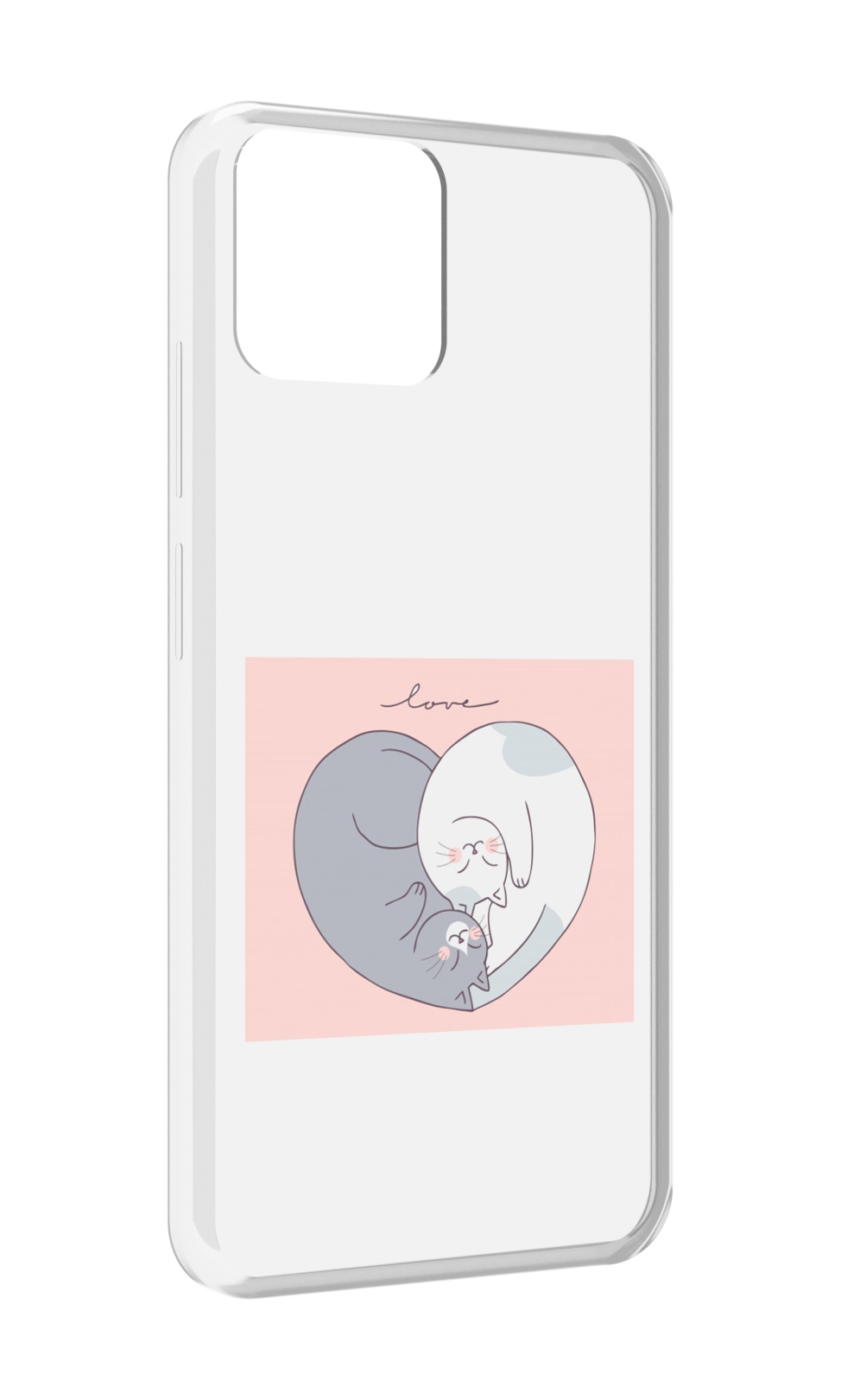 

Чехол MyPads котики-в-форме-сердца для Blackview A95, Прозрачный, Tocco