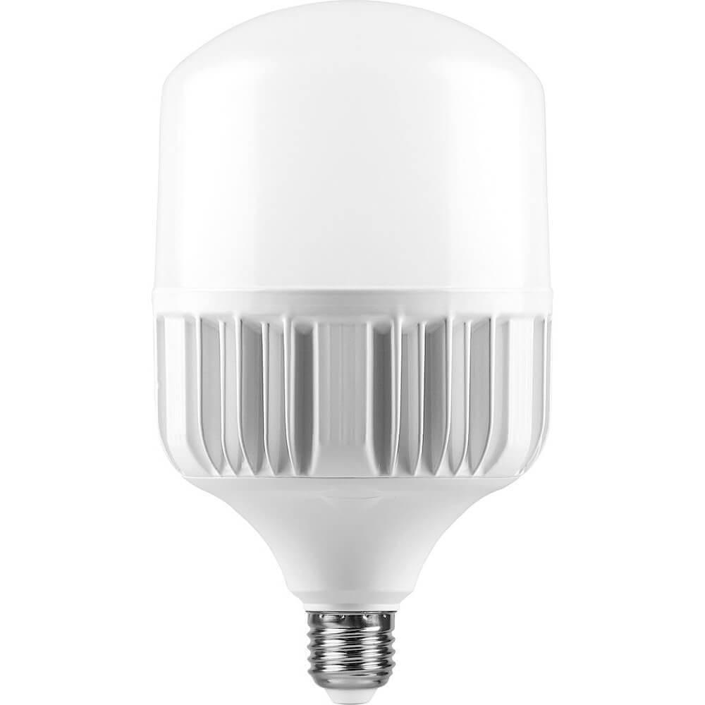 Лампа светодиодная Feron E27-E40 60W 4000K Цилиндр Матовая LB-65 25821  - Купить