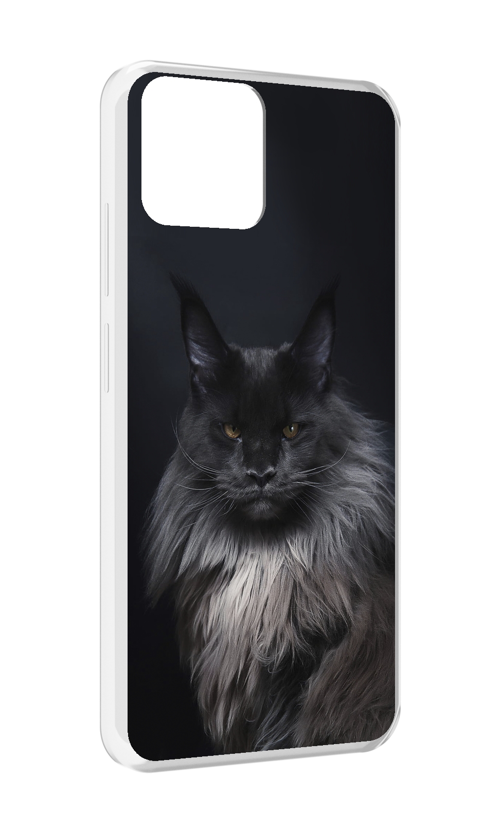 

Чехол MyPads кошка меин кун 2 для Blackview A95, Прозрачный, Tocco