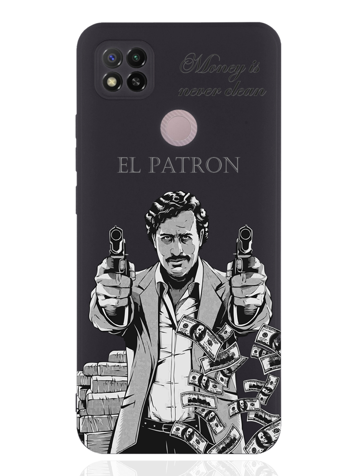 фото Чехол musthavecase для xiaomi redmi 9c el patron pablo escobar пабло эскобар черный