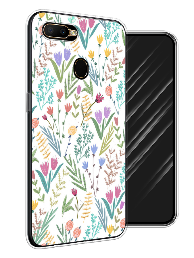 

Чехол Awog на Oppo A5s "Полевые цветы рисунок", Разноцветный, 252350-8