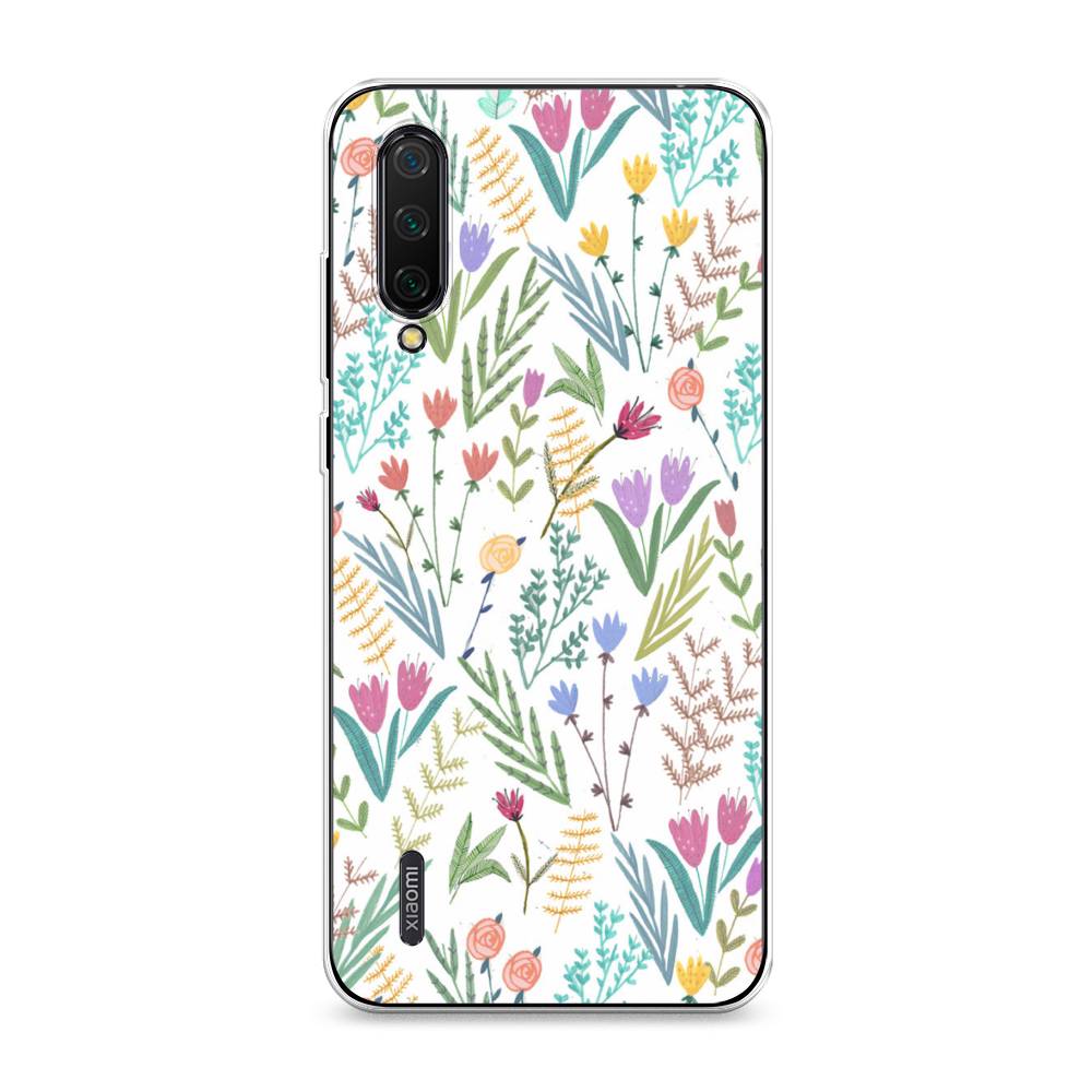 

Чехол Awog на Xiaomi Mi CC9 "Полевые цветы рисунок", Разноцветный, 36150-8
