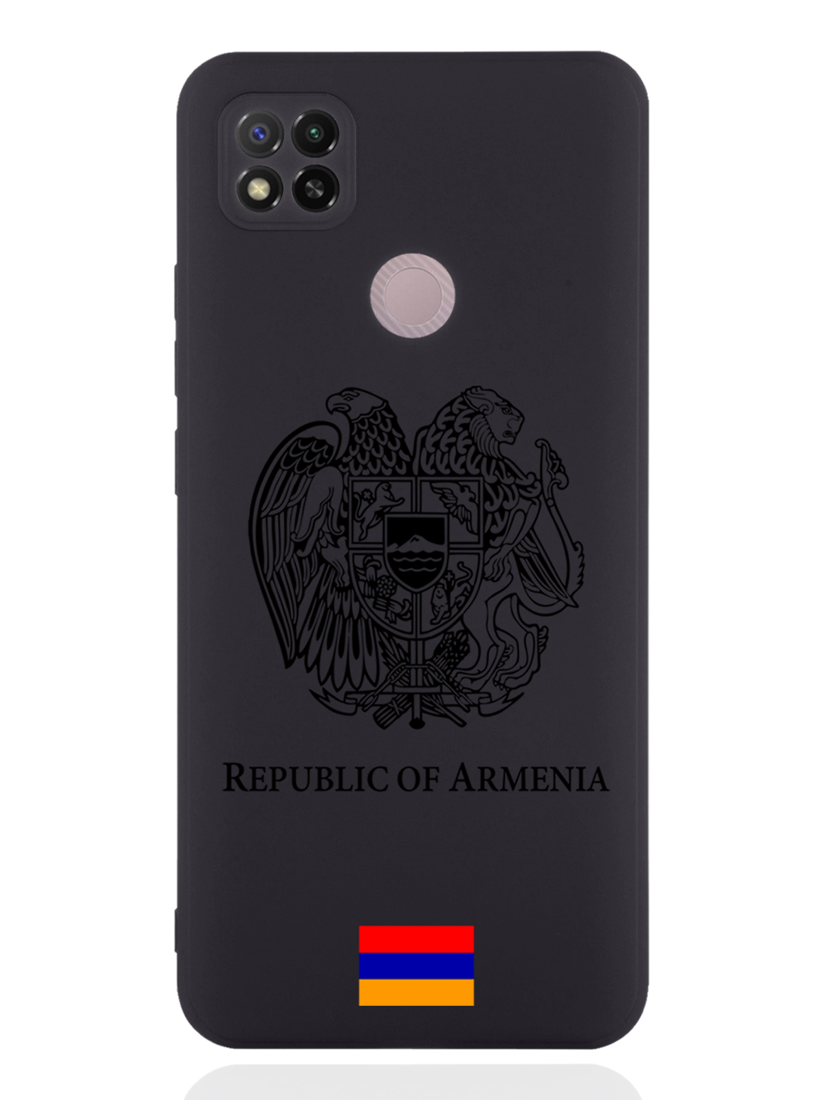 

Чехол SignumCase для Xiaomi Redmi 9C Черный лаковый Герб Армении черный