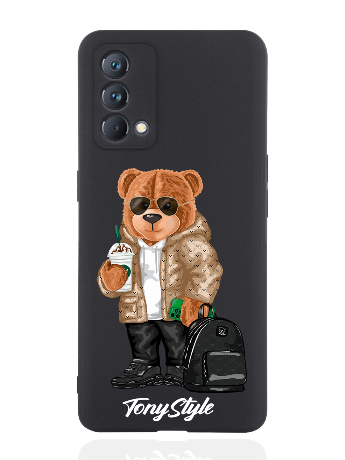 

Чехол Tony Style для realme GT Master Edition Tony Style в очках черный, Коричневый;черный;белый