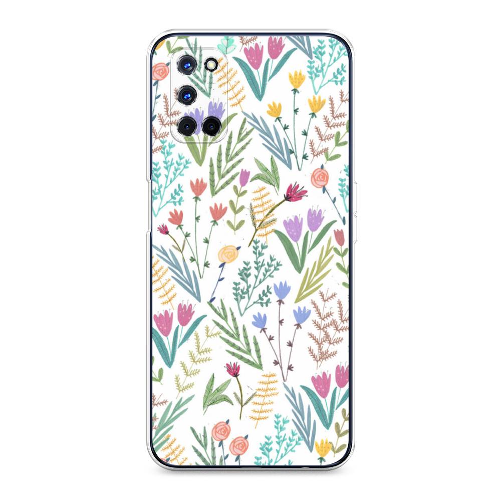 

Чехол Awog на Oppo A52 "Полевые цветы рисунок", Разноцветный, 253150-8