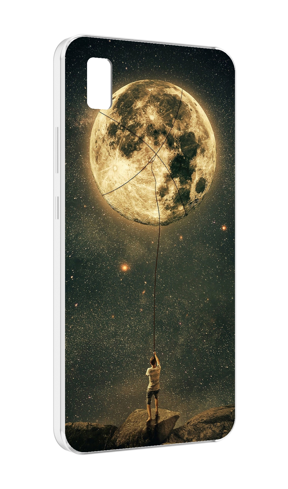 

Чехол MyPads Луна-светит для ZTE BLADE L210, Прозрачный, Tocco