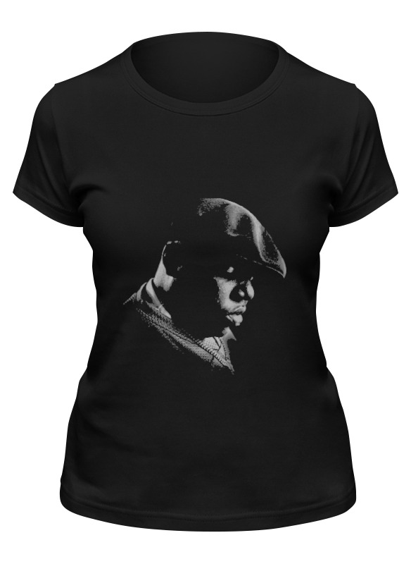 

Футболка женская Printio B.i.g. черная M, Черный, B.i.g.