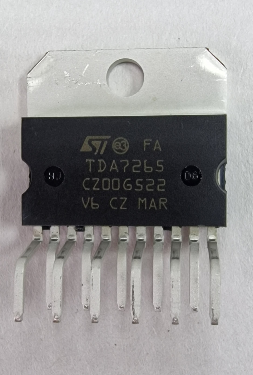 

Микросхема TDA7265 STMicroelectronics 89000000088264