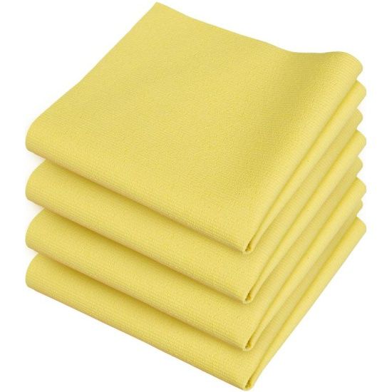 Салфетки из микрофибры для уборки CODA home желтые, 10 шт