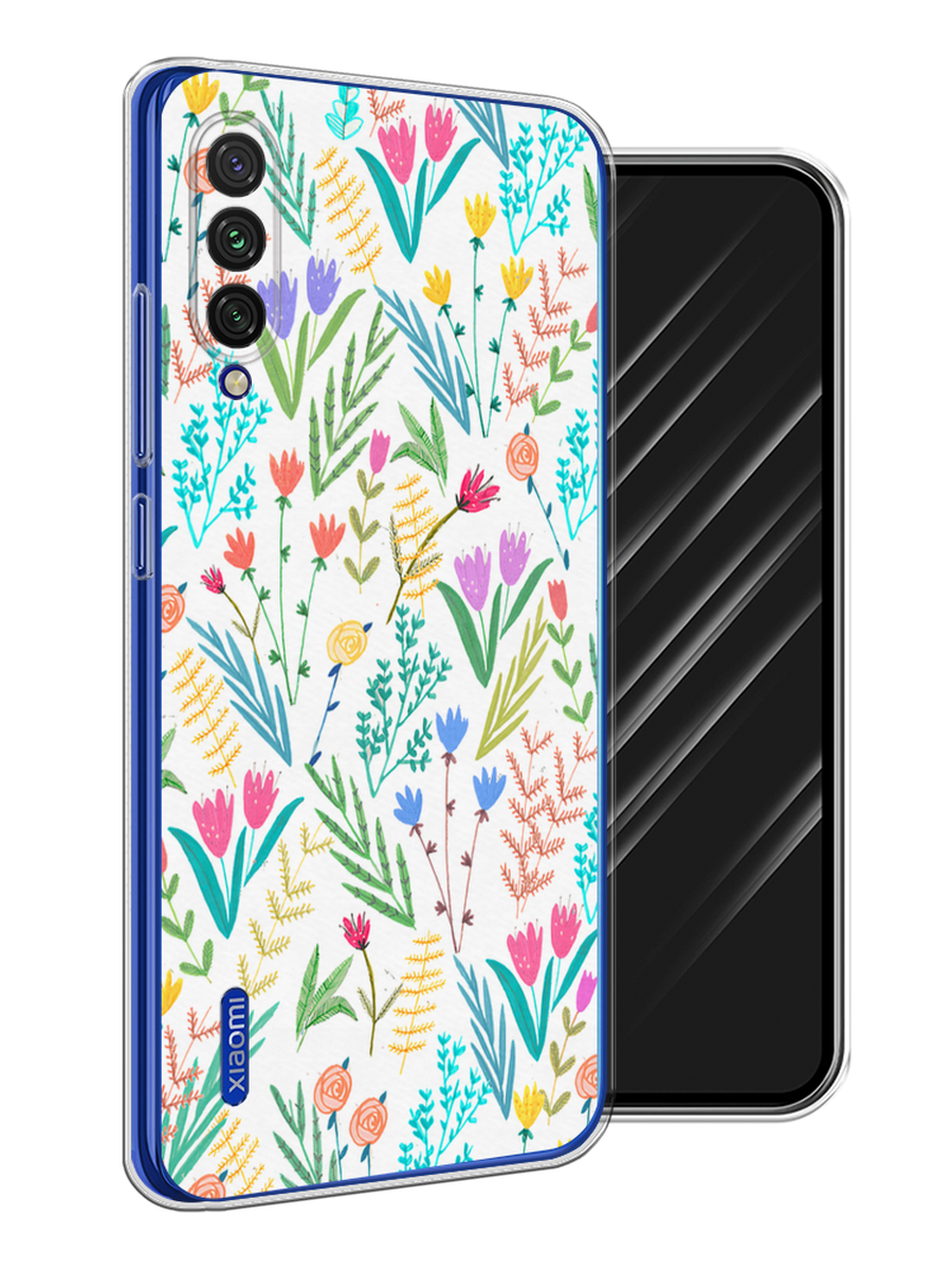 

Чехол Awog на Xiaomi Mi CC9E "Полевые цветы рисунок", Разноцветный, 35950-8