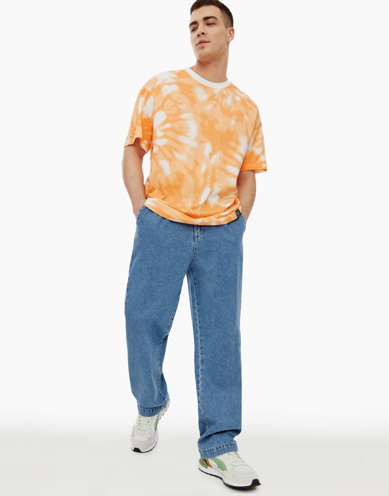 

Футболка мужская Gloria Jeans BKT012195 оранжевая XS, Оранжевый, BKT012195