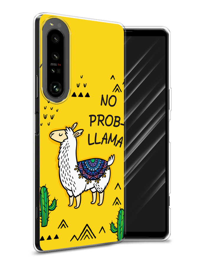 

Чехол Awog на Sony Xperia 1 IV "No probLLama", Разноцветный, 55150-2