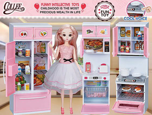 

Набор мебели для куклы MSN Toys Кухня световые и звуковые эффекты 2027-10