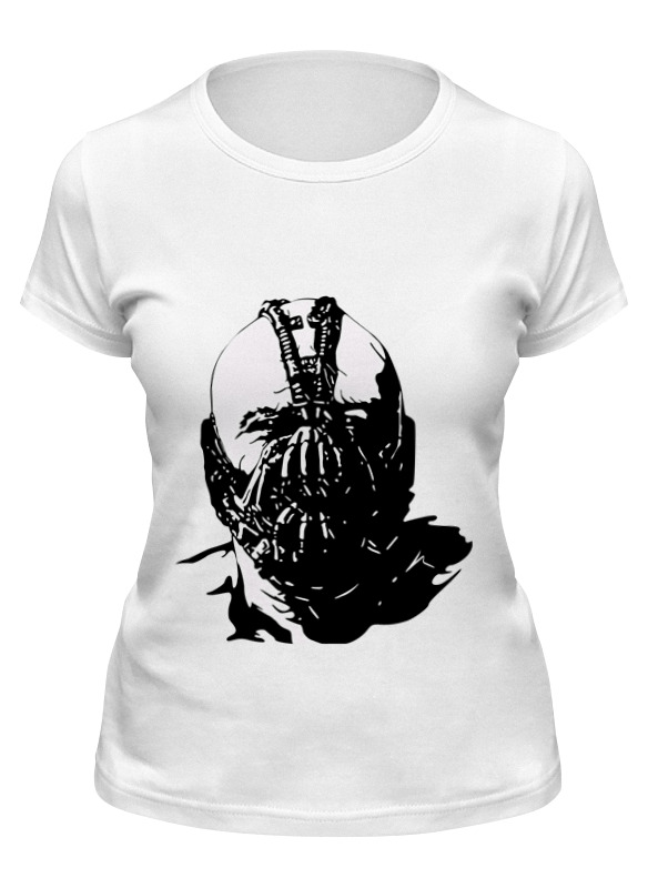 

Футболка женская Printio Суперзлодей комиксов - бэйн белая M, Белый, Суперзлодей комиксов - бэйн