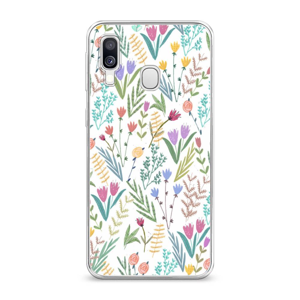 

Чехол Awog на Samsung Galaxy A40 "Полевые цветы рисунок", Разноцветный, 28050-8